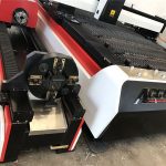 ss pipoj 3d lasero tranĉanta maŝinon / 3 akson fibran folian metalan tranĉilon