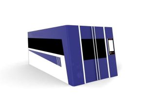 karbona ŝtala fibro lasero tranĉanta maŝinon ripetantan precizecon