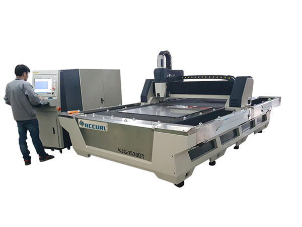 plena enfermita cnc-fibra lasero tranĉanta maŝinon 1000w 1080nm-laseron