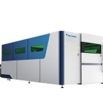 reklamanta metalan fibron laseron tranĉanta maŝinon malgrandan grandecon 1070nm ondolongon