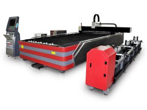 enfermita tipo cnc-fibra lasero tranĉanta maŝinon 500w / 1000w altan forton