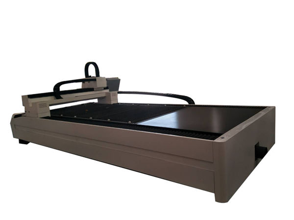 telero / tubo metala fibro lasero tranĉanta maŝinon ununura labora tablo