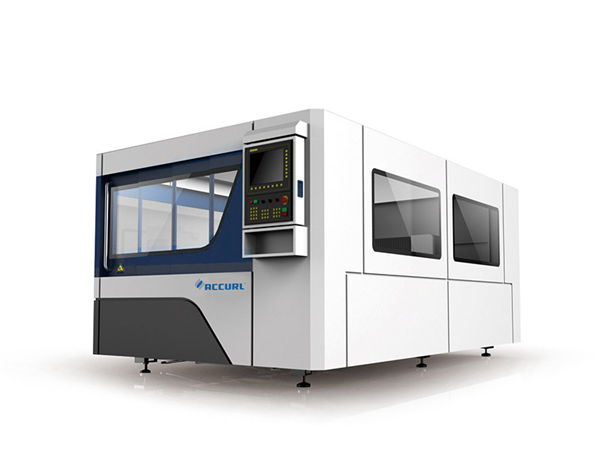 fibro lasero metalo tranĉanta maŝinojn tranĉante dikecon